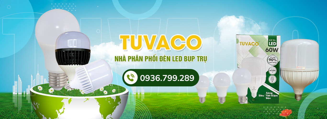 Tuvaco - Nhà phân phối đèn led bup trụ 