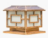 Đèn Trụ Cổng Năng Lượng Mặt Trời TSG-NV3020B (25cm)