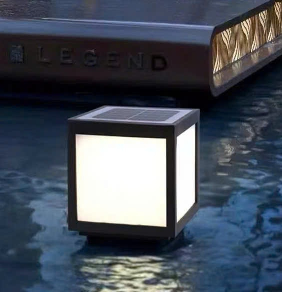 Đèn Cổng Năng Lượng Mặt Trời Hiện Đại TSG 1006c 30cm