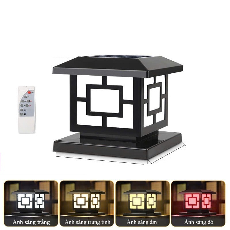 Đèn Trụ Cổng Năng Lượng Mặt Trời TSG-NV3020C (30cm)