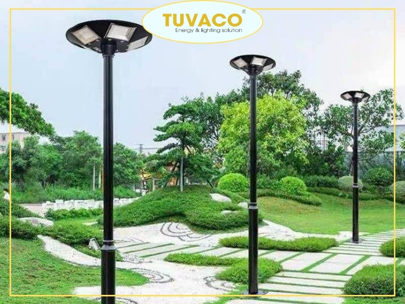 Ưu điểm nổi bật của đèn năng lượng mặt trời cho công viên