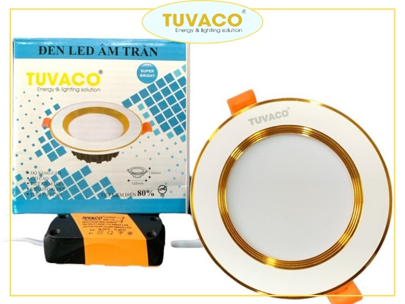 Cấu tạo và nguyên lý hoạt động của đèn LED âm trần tròn