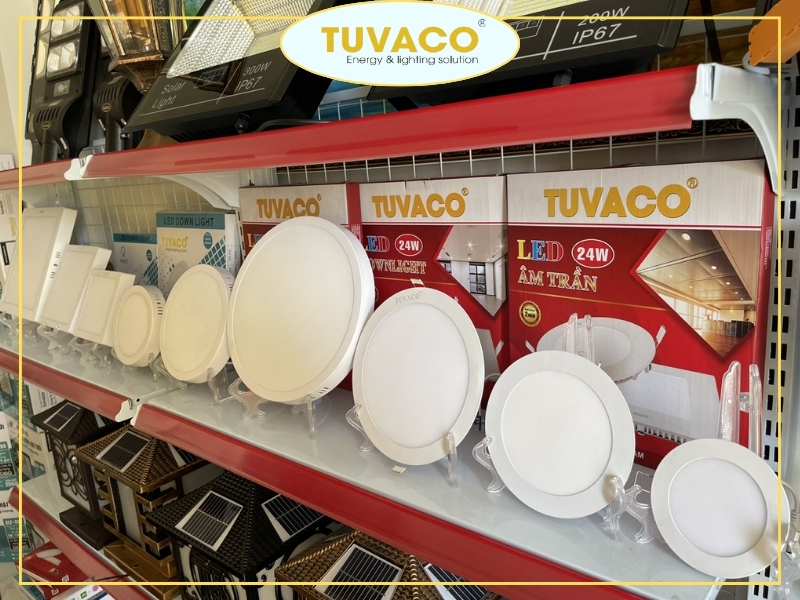 Các loại đèn LED ốp trần nổi tròn phổ biến trên thị trường