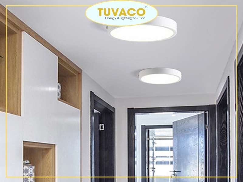 Ưu điểm của đèn LED ốp trần nổi tròn