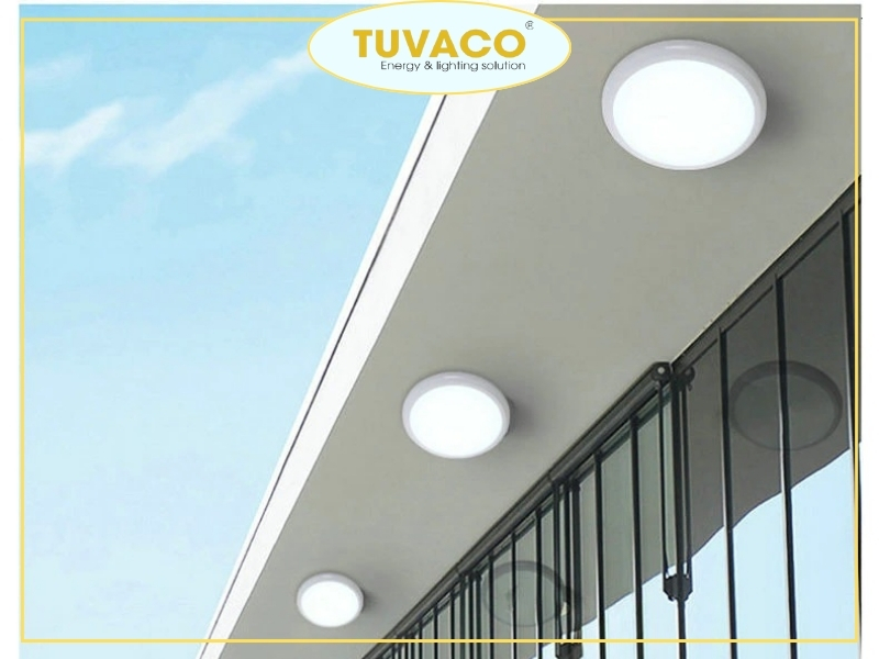  Ứng dụng của đèn LED ốp trần nổi tròn