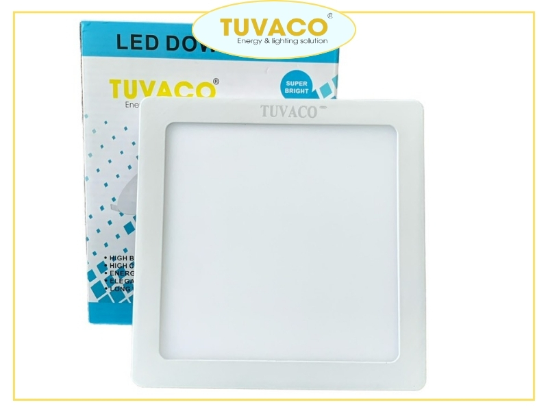 Ưu điểm nổi bật của đèn LED ốp trần nổi vuông