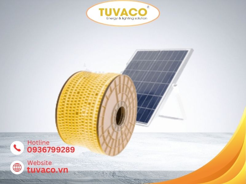 Giới Thiệu Về Đèn Dây LED Năng Lượng Mặt Trời