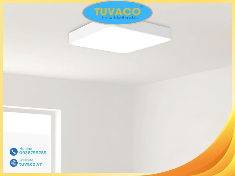 Các Mẫu Đèn Led Ốp Trần Vuông 300x300 Đẹp Giá Tốt Bền Bỉ