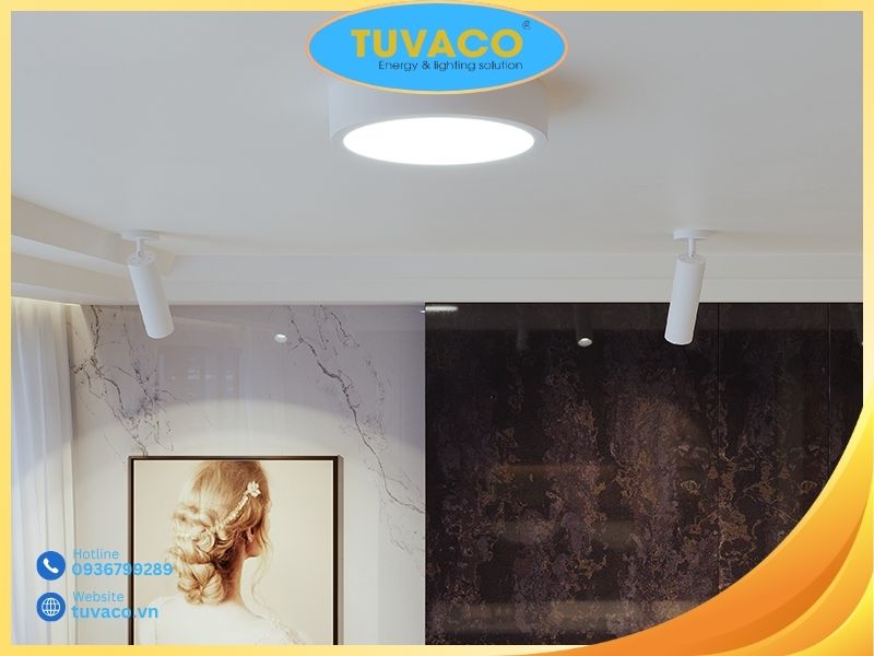 Các Mẫu Đèn Ốp Trần Nổi Đẹp Sang Trọng Siêu Mỏng 
