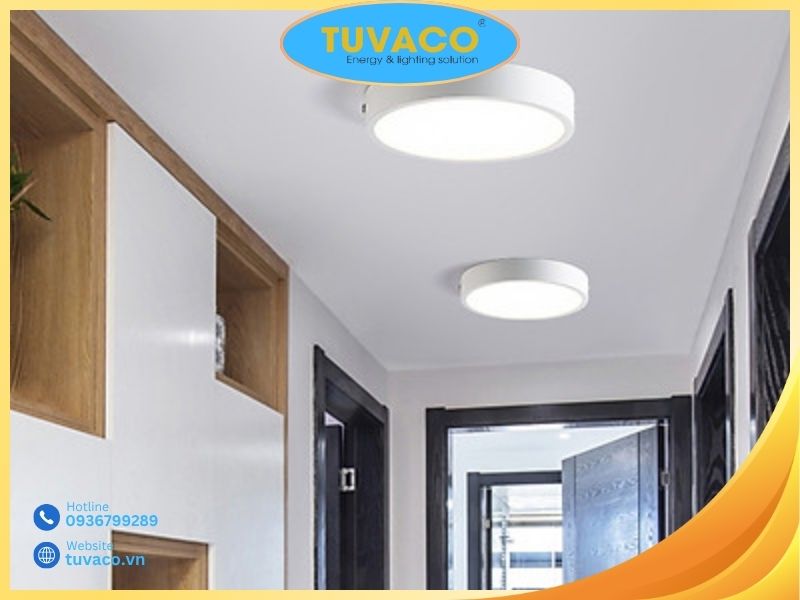 Đèn Ốp Trần Nổi Đẹp Sang Trọng Siêu Mỏng 