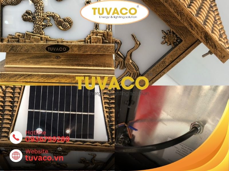 Đặc Điểm Của Đèn Trụ Cổng Hình Vuông Năng Lượng Mặt Trời