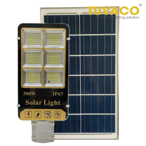 Đèn bàn chải năng lượng mặt trời 300w
