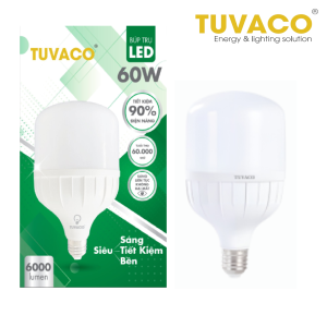 ĐÈN BÚP TRỤ NHÔM 60W TUVACO