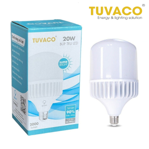 ĐÈN BÚP TRỤ NHÔM 20W TUVACO