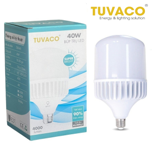 ĐÈN BÚP TRỤ NHÔM 40W TUVACO