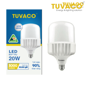 ĐÈN LED BÚP TRỤ NHÔM CAO CẤP 20W