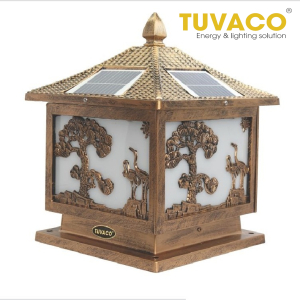 Đèn Trụ Cổng Năng Lượng Măt Trời 40x40cm TSG3005B