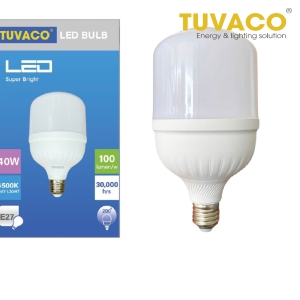 Đèn Búp Trụ Bọc Nhôm Mới 40W