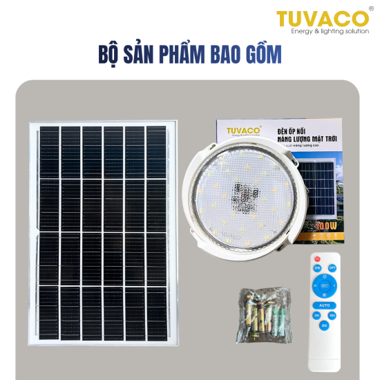 ĐÈN ỐP NỔI NĂNG LƯỢNG MẶT TRỜI 100W