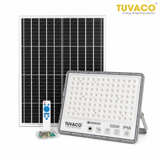 ĐÈN PHA NĂNG LƯỢNG MẶT TRỜI TX 500W TUVACO