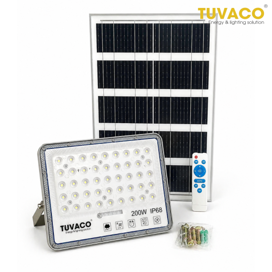 ĐÈN PHA NĂNG LƯỢNG MẶT TRỜI TX 200W TUVACO