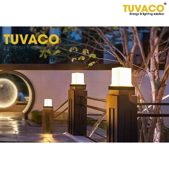 Đèn Trụ Trang Trí Năng Lượng Mặt Trời TSG-1008B