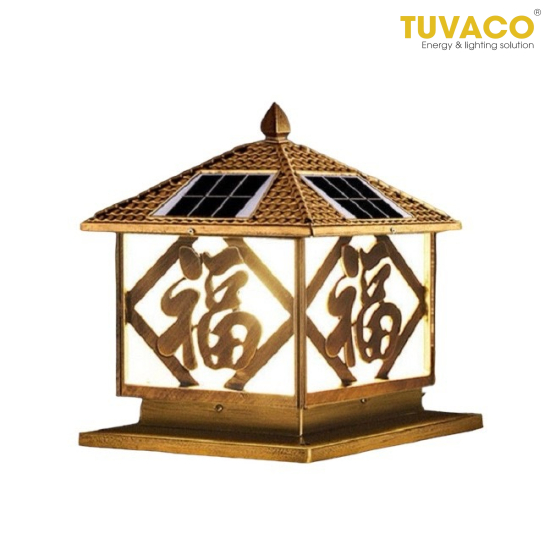 Đèn Trụ Cổng Năng Lượng Mặt Trời 30x30cm Tsg3100