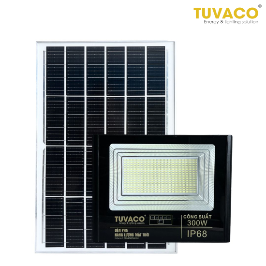 ĐÈN PHA NĂNG LƯỢNG MẶT TRỜI 300W TUVACO
