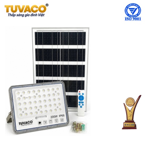 ĐÈN PHA NĂNG LƯỢNG MẶT TRỜI TX 200W TUVACO