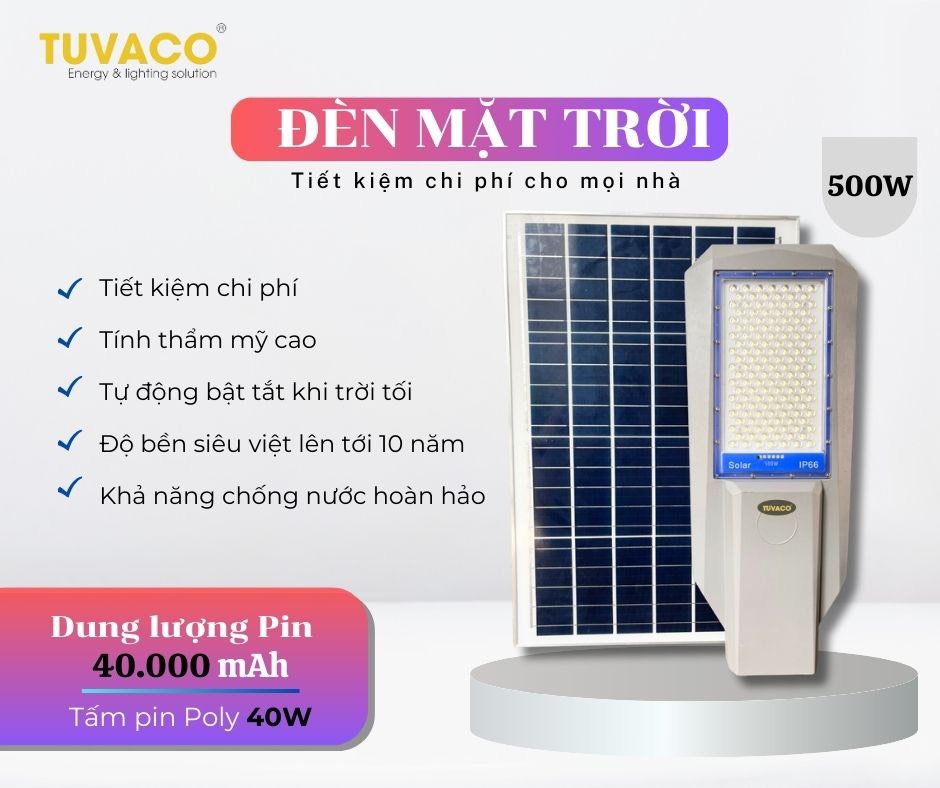 Đèn đường năng lượng mặt trời