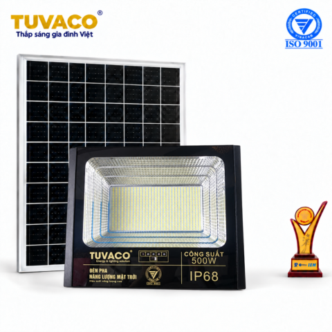 ĐÈN PHA NĂNG LƯỢNG MẶT TRỜI 500W TUVACO