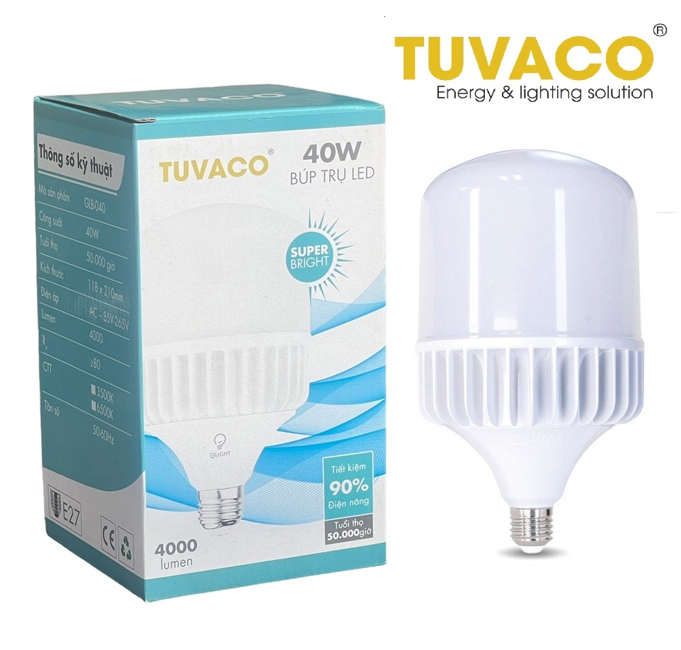 Cấu Tạo Của Bóng Đèn LED Búp Trụ