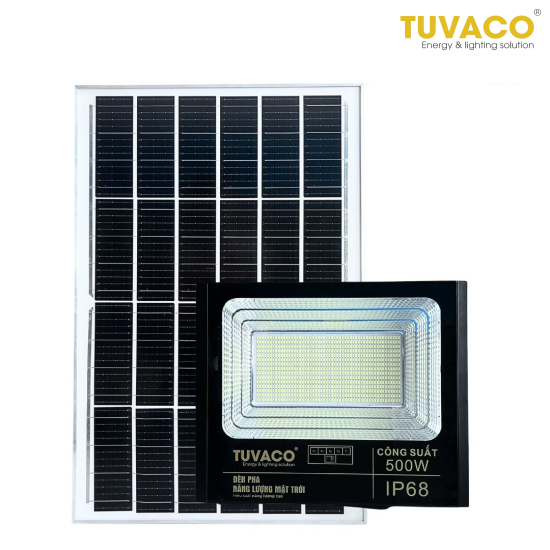 ĐÈN PHA NĂNG LƯỢNG MẶT TRỜI 500W TUVACO