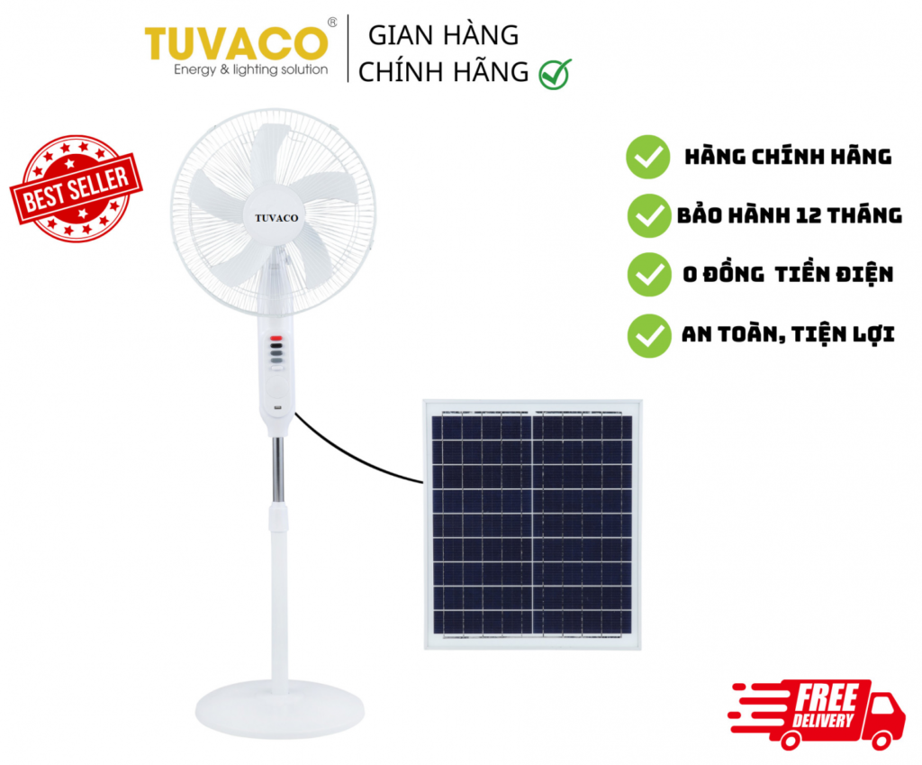 Quạt Năng Lượng Mặt Trời 25w