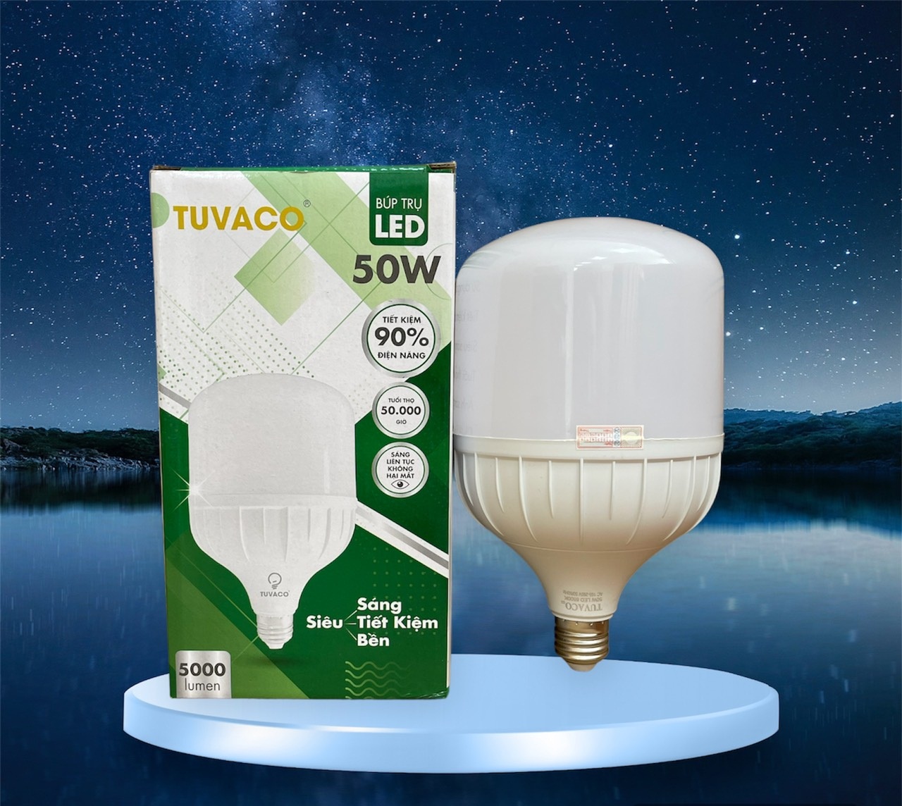 TUVACO – chuyên cung cấp đèn led bup trụ chính hãng