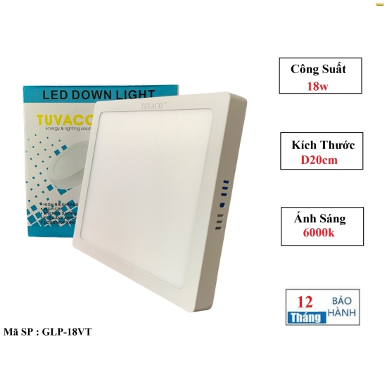 Mua đèn ốp trần 18W giá tốt tại TUVACO – Giao hàng nhanh
