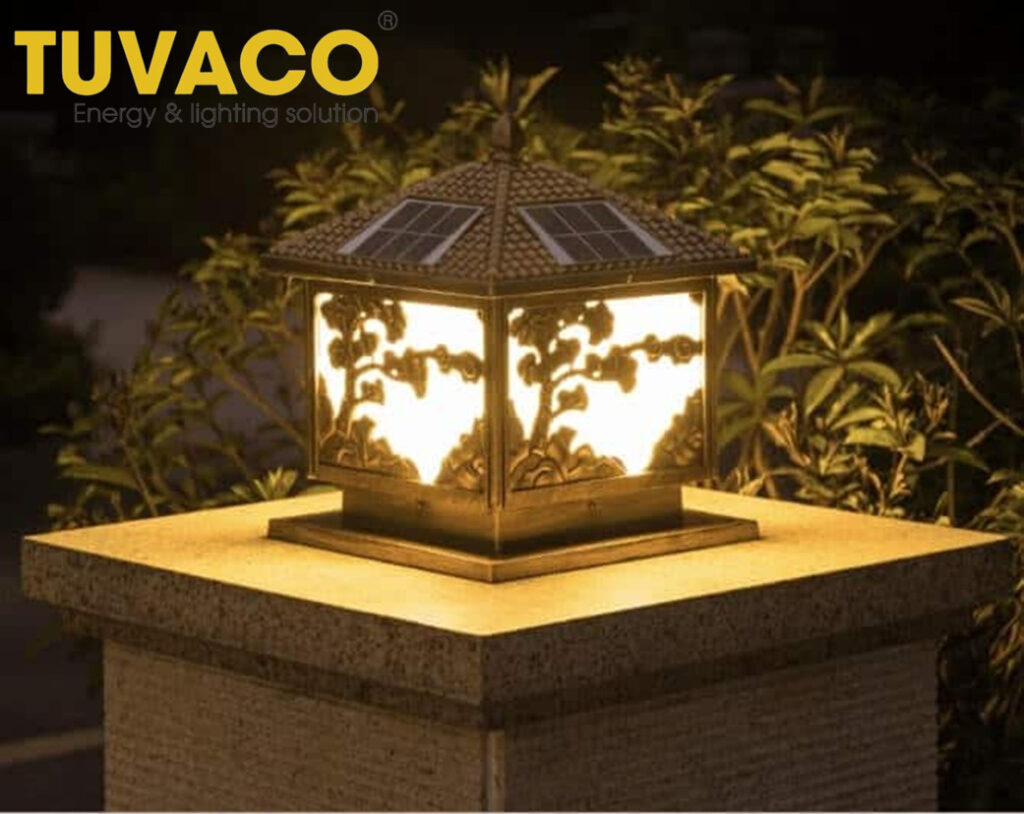Hướng dẫn lựa chọn đèn trụ cổng năng lượng mặt trời phù hợp Cho Không Gian Nhà Mình ?