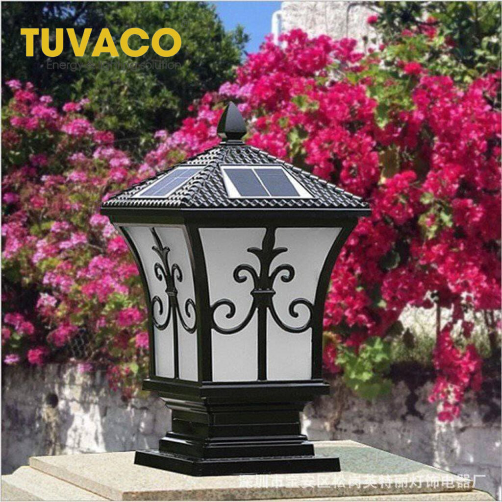 Đèn Trụ Cổng Năng Lượng Mặt Trời Giúp Cho Việc Các Doanh Nghiệp Giảm Chi Phí Hóa Đơn Điện