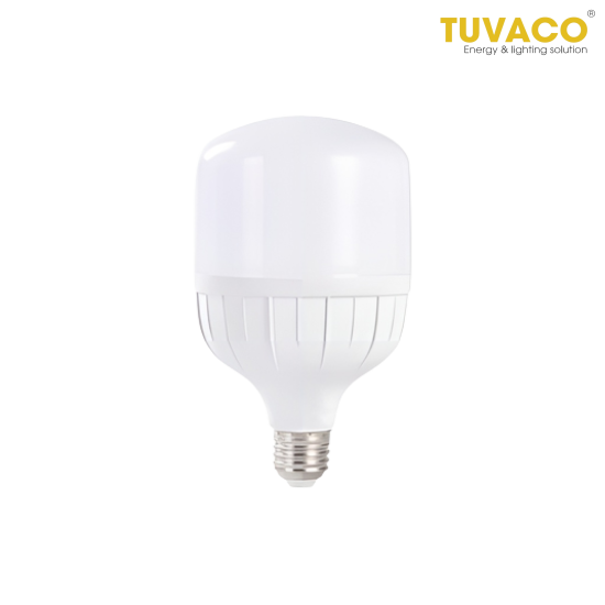 Cấu Tạo Của Đèn Búp Trụ Nhựa Bọc Nhôm TUVACO