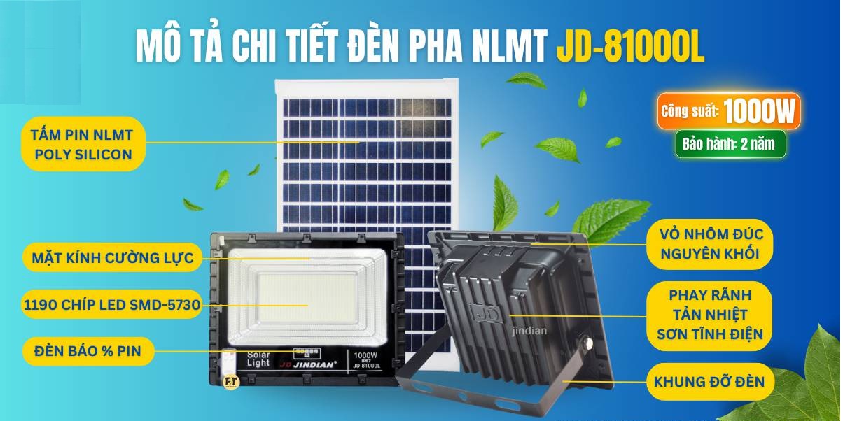 Đèn năng lượng mặt trời 1000W