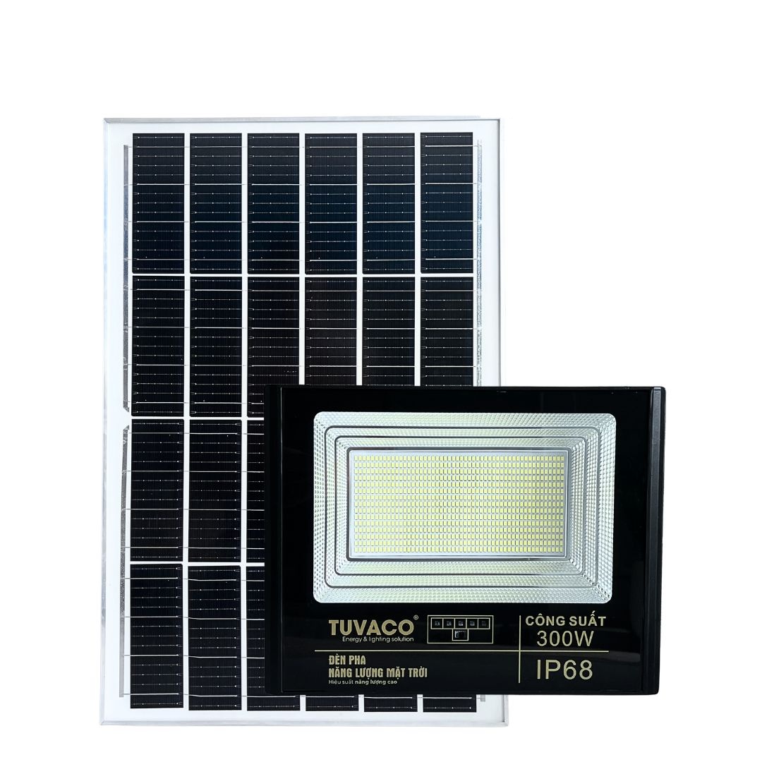 ĐÈN PHA NĂNG LƯỢNG MẶT TRỜI 300W TUVACO