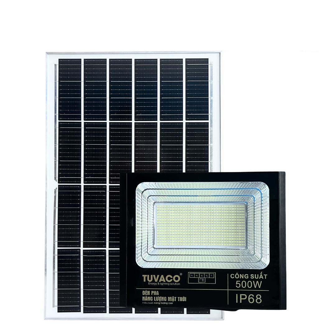 ĐÈN PHA NĂNG LƯỢNG MẶT TRỜI 500W TUVACO