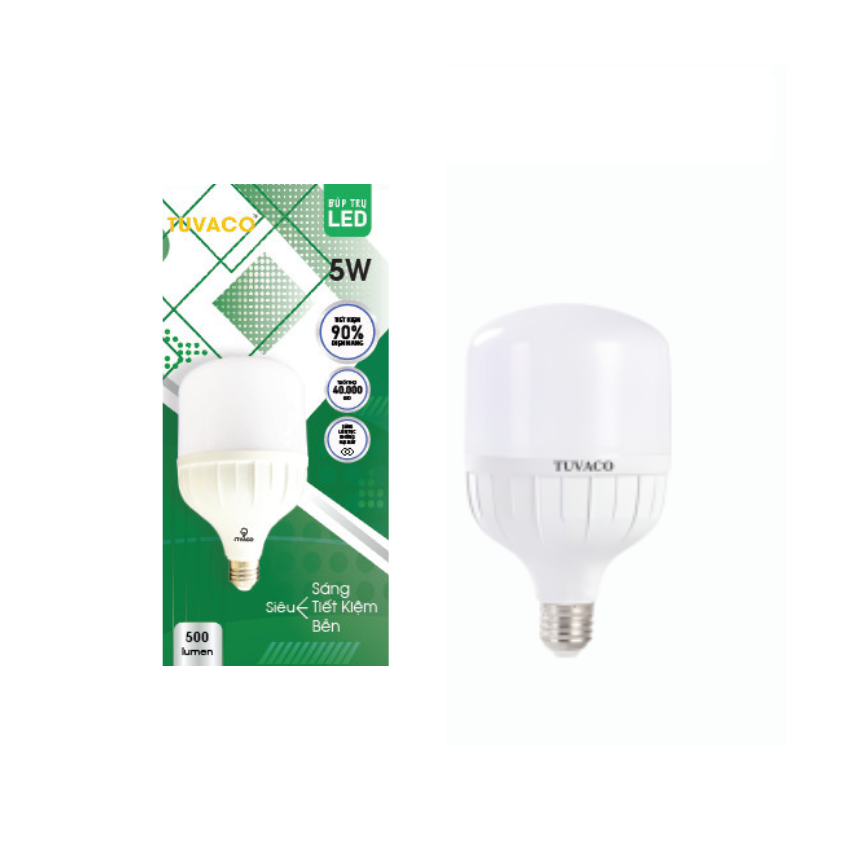 ĐÈN BÚP TRỤ 5W TUVACO