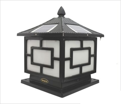 Đèn Trụ Cổng Năng Lượng Mặt Trời 30x30x35cm TSG-N3001