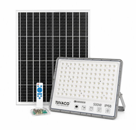 ĐÈN PHA NĂNG LƯỢNG MẶT TRỜI TX 500W TUVACO