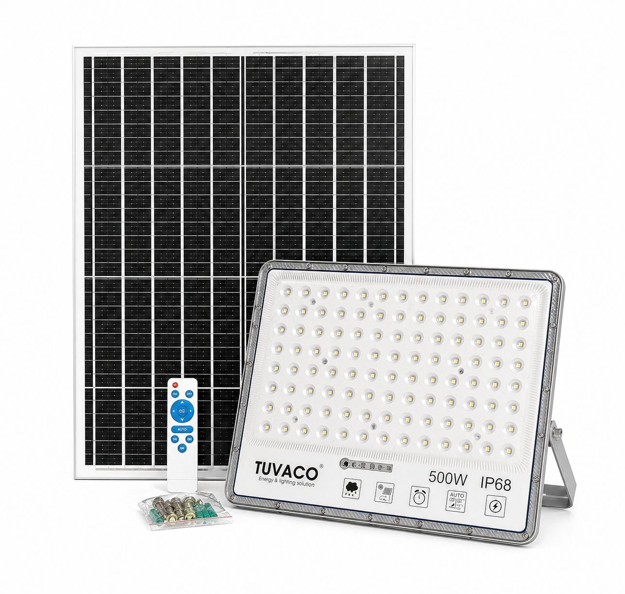 ĐÈN PHA NĂNG LƯỢNG MẶT TRỜI TX 500W TUVACO