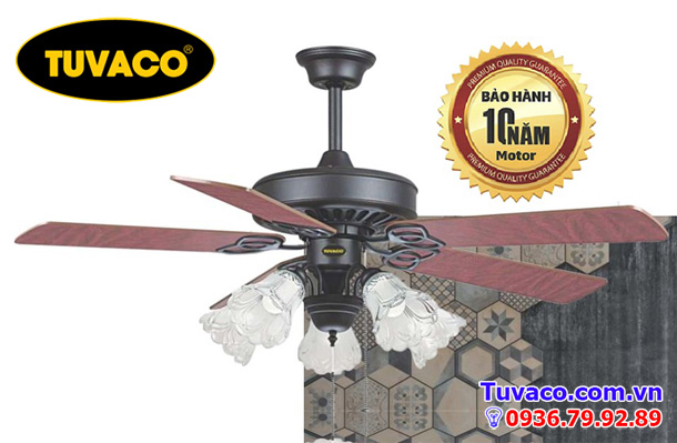 QUẠT TRẦN TRANG TRÍ TUVACO F622-07