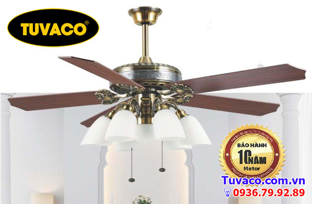 QUẠT TRẦN TRANG TRÍ TUVACO H905-01