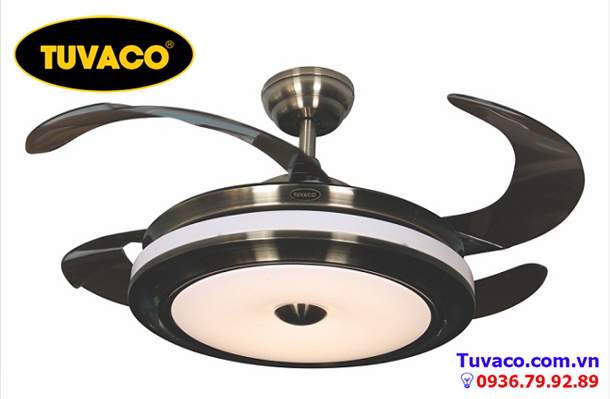 QUẠT TRẦN LIỀN ĐÈN TUVACO C600T1-01