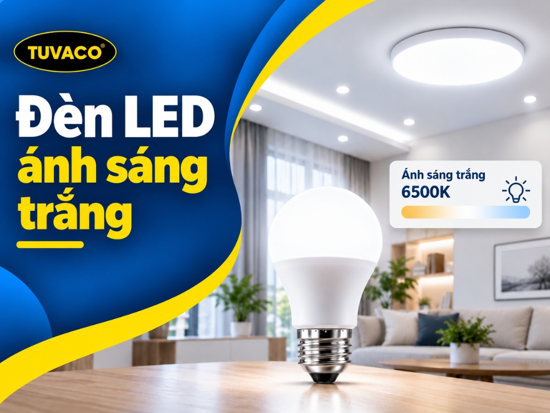 Đèn LED Ánh Sáng Trắng Là Gì? Ưu Nhược Điểm Và Cách Chọn